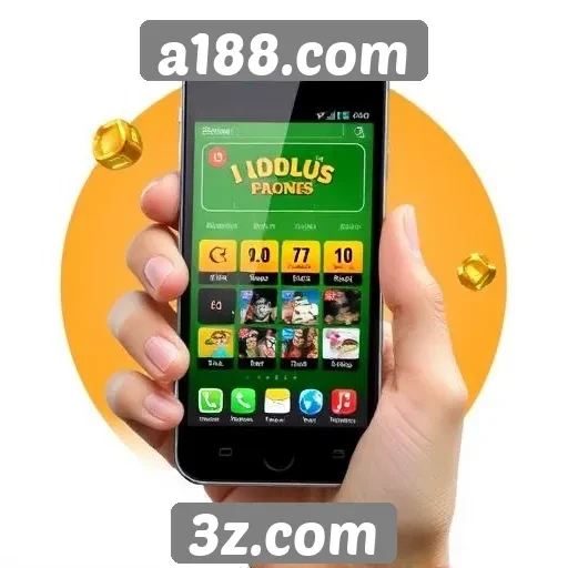 experiência mobile no a188.com em destaque